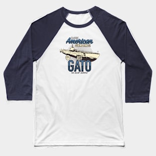 USS Gato Baseball T-Shirt